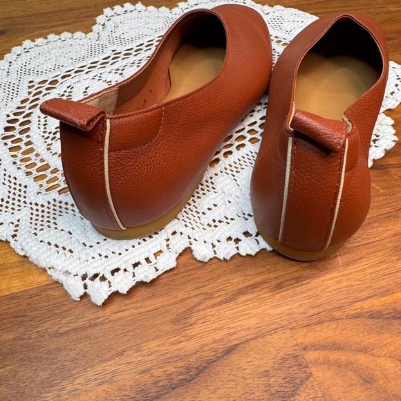 Everlane Chestnut Leather Loafers The Day Glove 6.5 - Picture 8 of 8